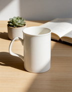 Lancaster Mug Plain White